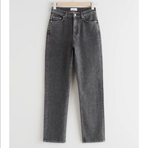 & Other Stories Favourite Cut Cropped Acid Grey